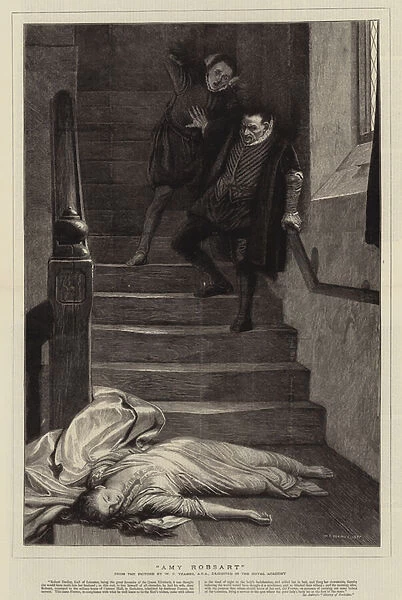 Amy Robsart was found dead at the bottom of a staircase in Cumnor Place